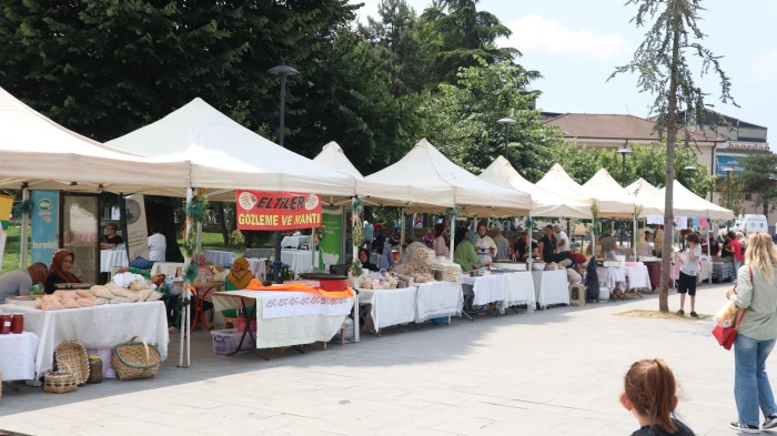 El emeği göz nuru ürünler görücüye çıktı