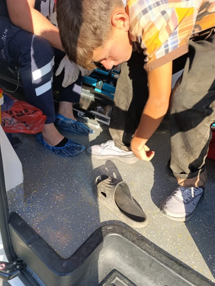 Ambulans Şof&ouml;r&uuml;n&uuml;n &Ouml;zverili Davranışı