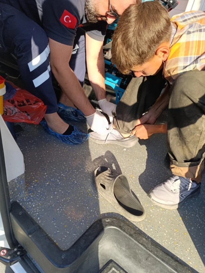 Ambulans Şof&ouml;r&uuml;n&uuml;n &Ouml;zverili Davranışı