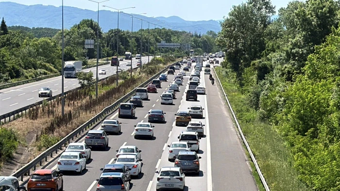  Anadolu Otoyolu'nda trafik yoğunluğu artıyor
