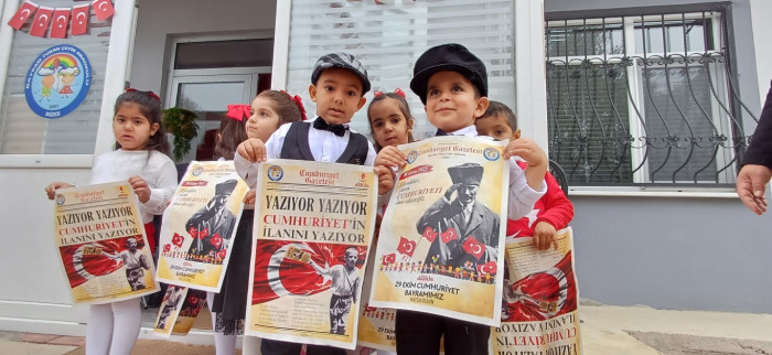Anaokulu öğrencileri 101 yıl önceye götürdü!