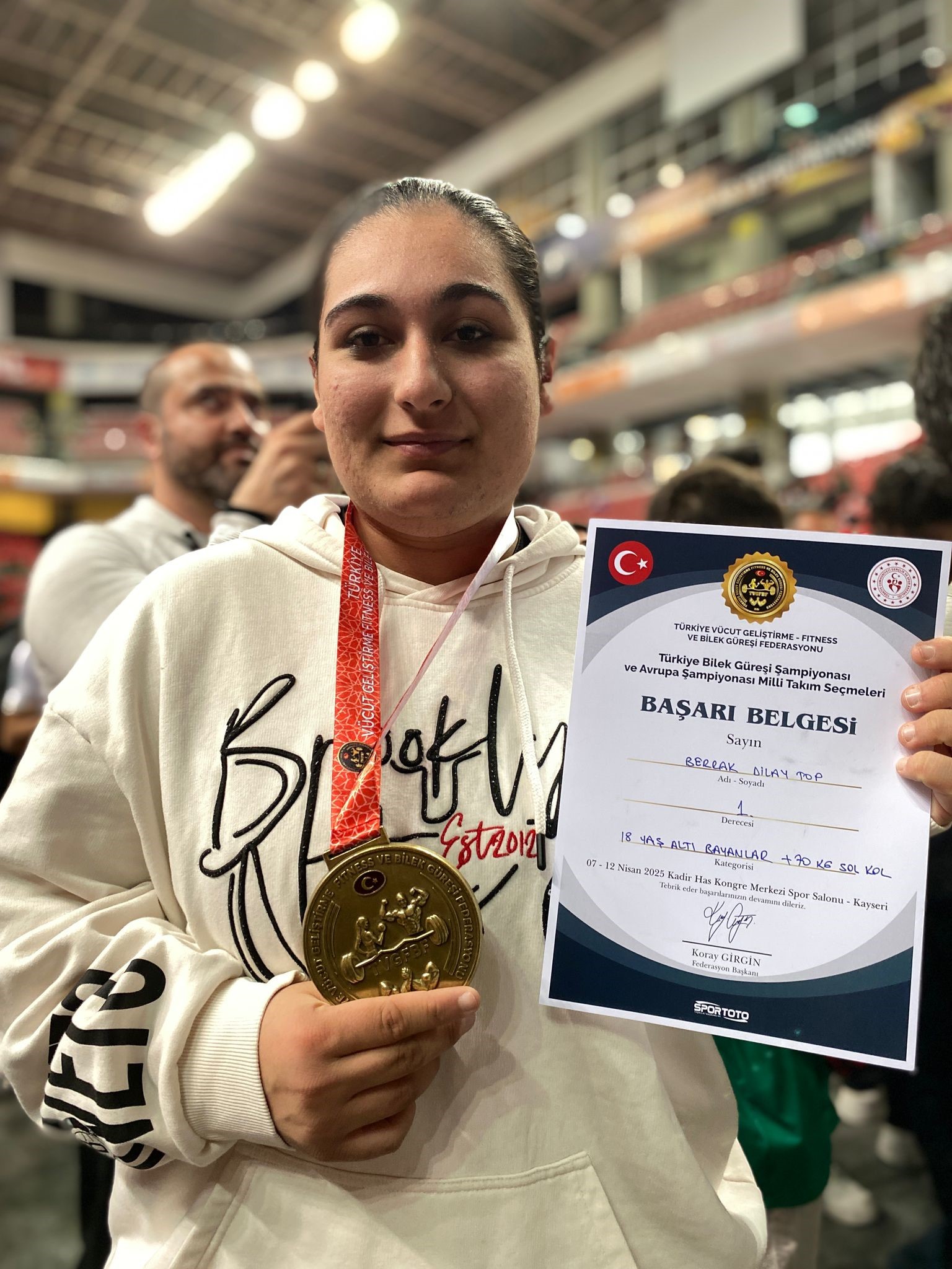 Berrak Dilay Top Türkiye şampiyonu oldu