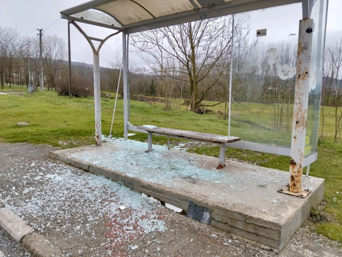 D&uuml;zce'de zarar verdiler 