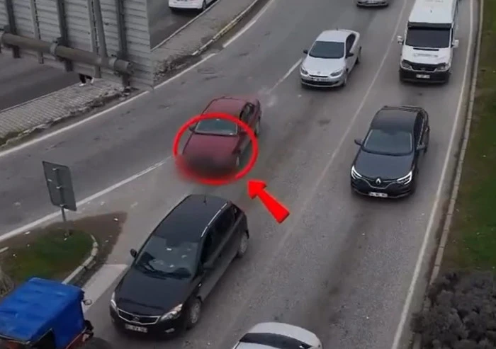 Kural ihlali yapan s&uuml;r&uuml;c&uuml;ler havadan tespit edildi