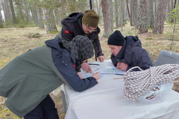 Oryantiring parkurunda D&uuml;zce ikinci oldu