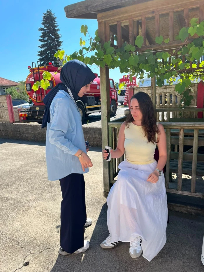 Ak&ccedil;akoca'da vatandaşların hareket yaşı &ouml;l&ccedil;&uuml;ld&uuml;