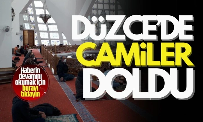 Camiler doldu