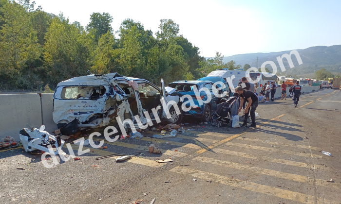 Bolu Dağı'nda feci kaza: Tır sürücüsü yanarak can verdi, 7 kişi yaralandı