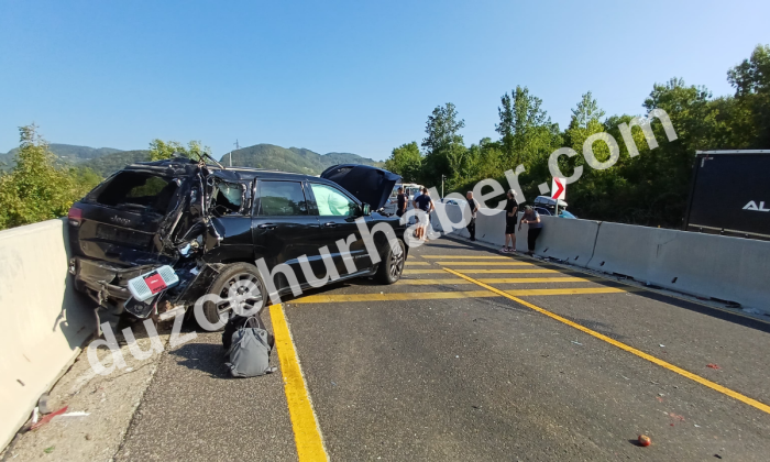Bolu Dağı'nda feci kaza: Tır sürücüsü yanarak can verdi, 7 kişi yaralandı