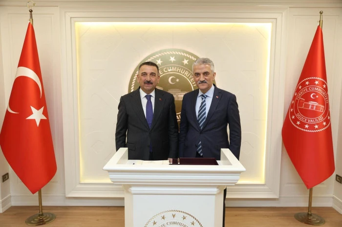 Valiler D&uuml;zce'de B&ouml;lgesel İş Birliği G&ouml;r&uuml;şmesi