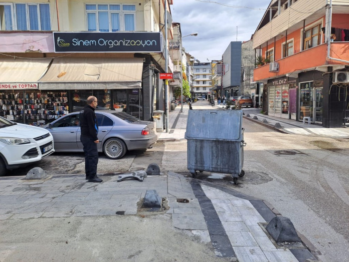 Çevreyi kirleten şahıs kameralardan tespit edildi!