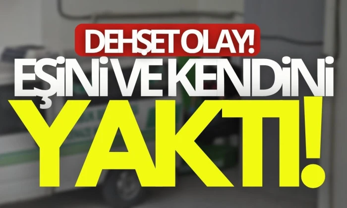 Kocası Tarafından Yakılarak Öldürüldü