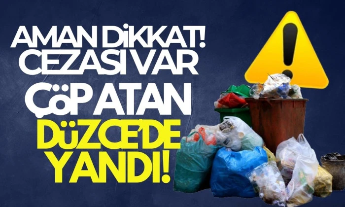 Yere çöp atana cezai işlem uygulanacak