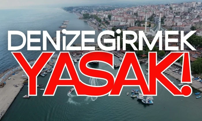 Ak&ccedil;akoca'da deniz yasaklandı 