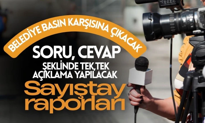 Belediye şirket yöneticileriyle basın karşısına çıkacak!