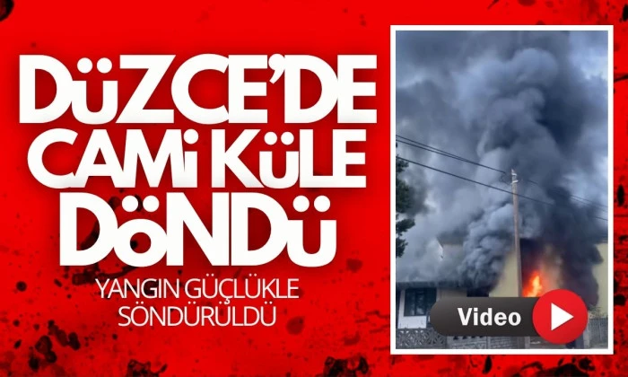 Aydınpınar Köyü Camisinde Korkunç Yangın.