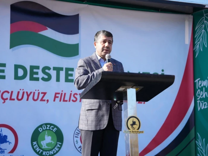 “Filistin ayağa kalkana kadar yanlarındayız”