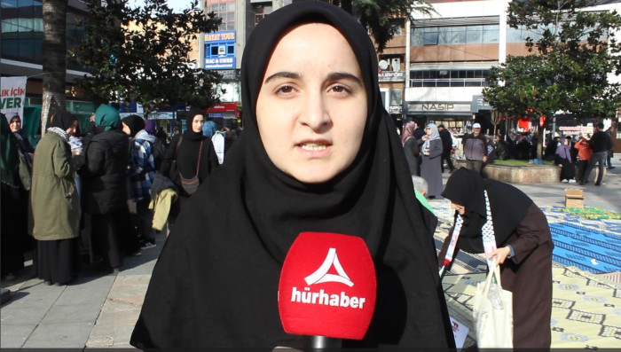 Düzce İHH'den İsrail'e Karşı Sessiz Çığlık: Filistin İçin Oturma Eylemi