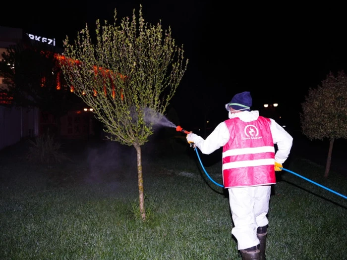 D&uuml;zce Belediyesi bahar d&ouml;nemi ila&ccedil;lama &ccedil;alışmaları