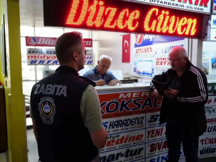 Terminal Denetimi: Zabıta ve Halk Sağlığı