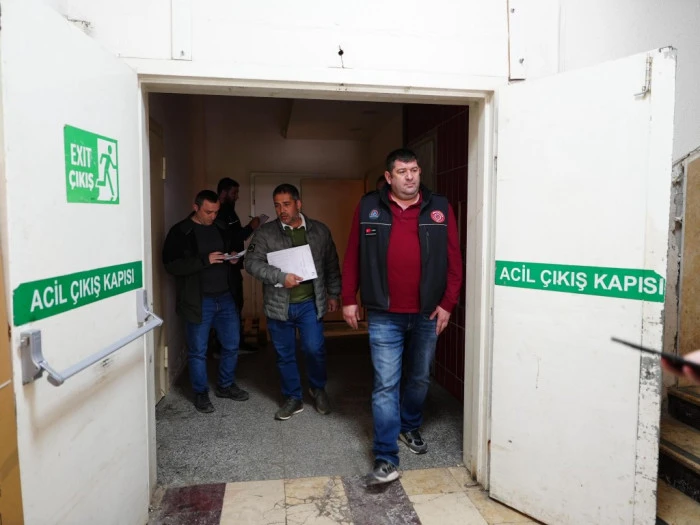 Otel, yurt, pansiyon ve kreşleri içine alan geniş çaplı yangın güvenliği denetimi