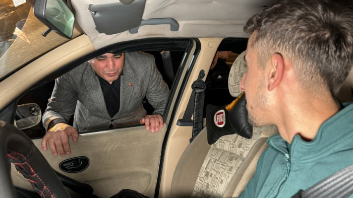 Düzce Valisi Selçuk Aslan yeni yıla uygulama noktasında girdi