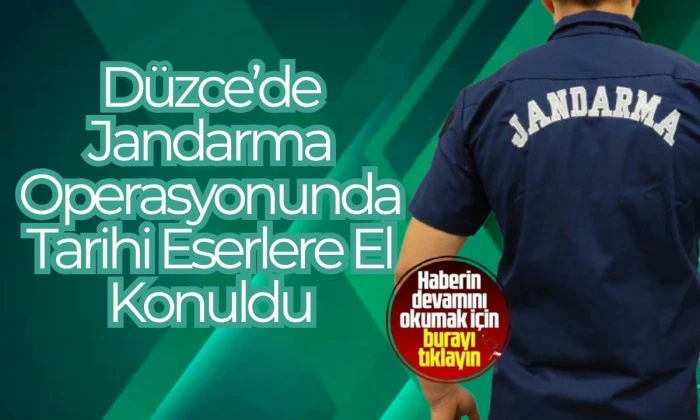 Jandarmadan tarihi eser operasyonu