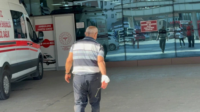 Acemi kasaplar hastaneye koştu