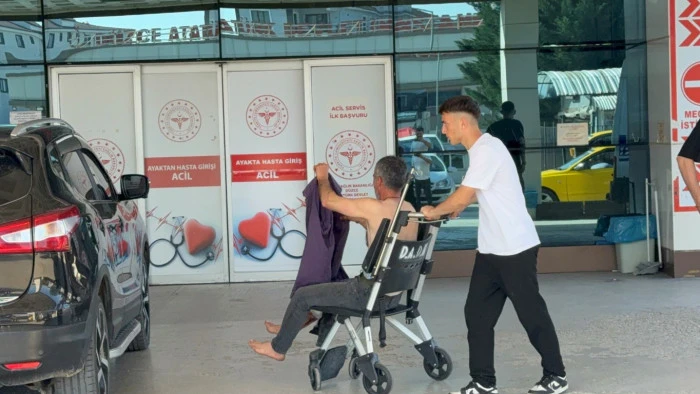 Acemi kasaplar hastaneye koştu