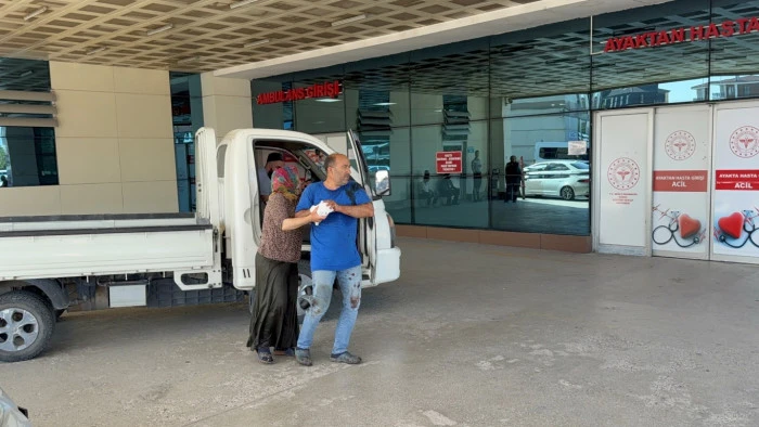 Acemi kasaplar hastaneye koştu