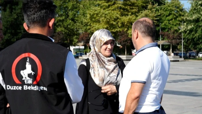 Düzcelilere o günleri hatırlatan sosyal deney