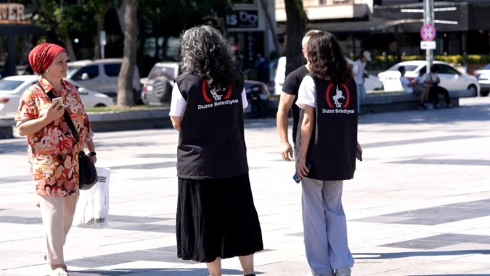 Düzcelilere o günleri hatırlatan sosyal deney