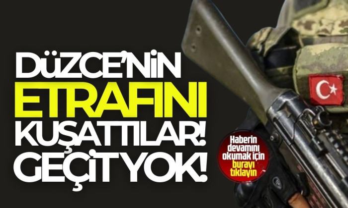 Düzce'de aranan 25 bin kişi sorgulandı, 12 kişi tutuklandı!