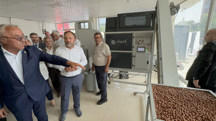 Düzce’de fındık işleme tesisi açıldı