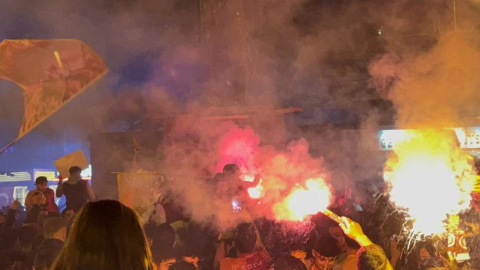 Galatasaray’ın şampiyonluğunda dikkat çeken kutlama
