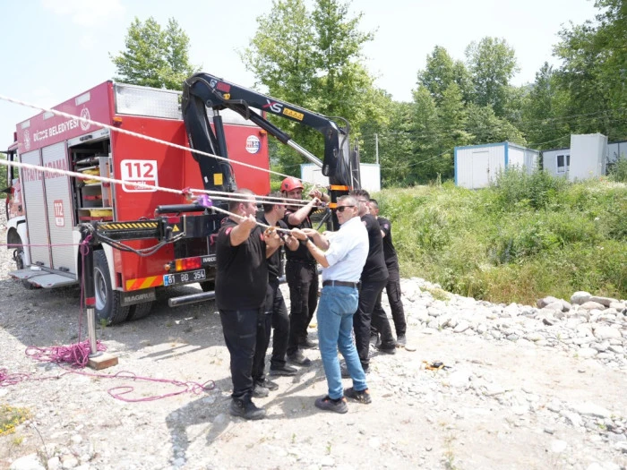 Havai hatla kurtarma yaptılar