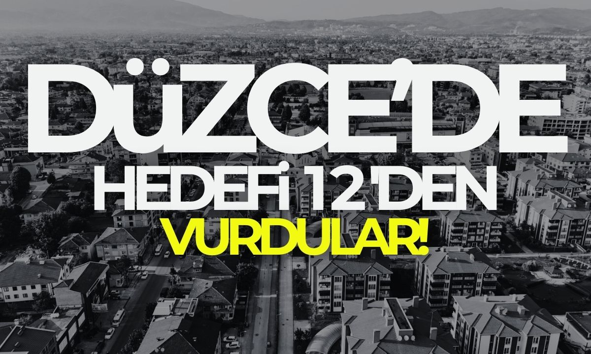 Hedefi 12’den vurdular