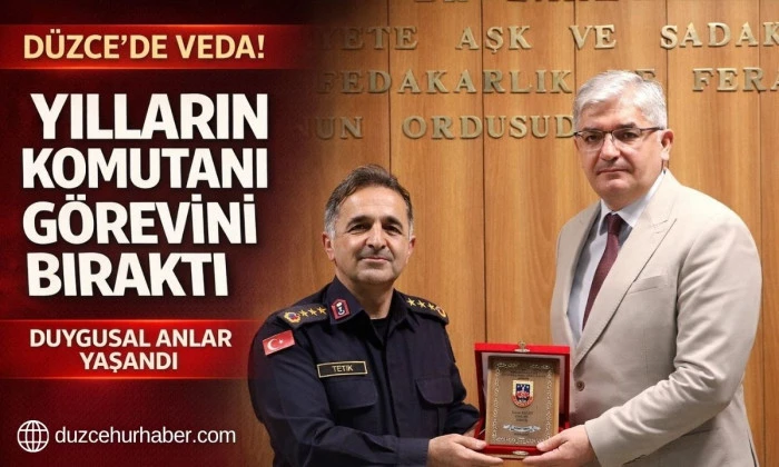 Jandarma Kd. Alb. Bulut emekliye ayrıldı