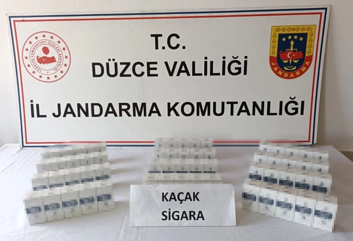 D&uuml;zce'de 177 bin 400 makaron ele ge&ccedil;irildi