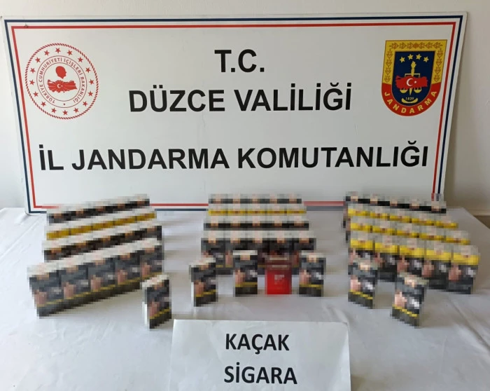 D&uuml;zce'de 177 bin 400 makaron ele ge&ccedil;irildi