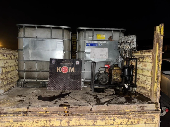 KOM'dan Düzce'de Akaryakıt Operasyonu