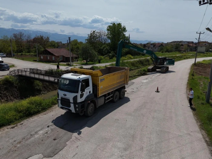 Karaca deresi temizleniyor