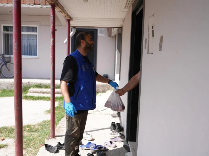 Düzce’de kurban etleri 86 aileye ulaştırıldı