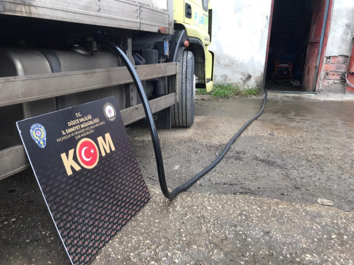Düzce’de kaçak akaryakıt ele geçirildi