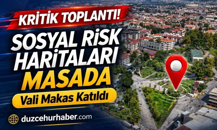 Vali Makas, sosyal risk haritaları toplantısına katıldı