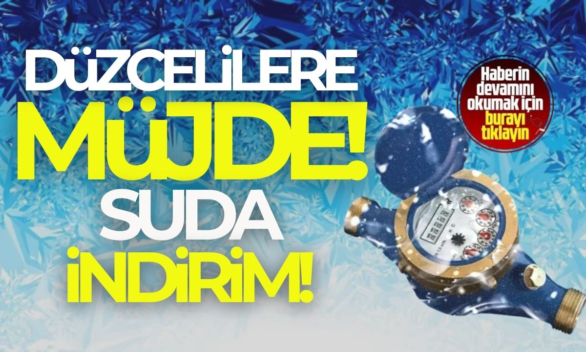 65 yaş üstü vatandaşlara suda indirim müjdesi