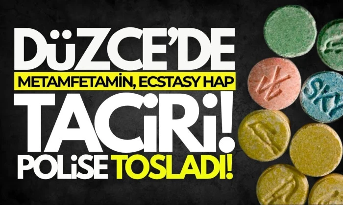 Polis Düzce'de Uyuşturucu Satıcısını Tutukladı: 10 Gram Metamfetamin ve Ecstasy Bulundu