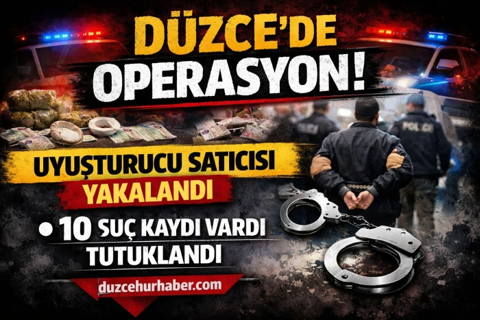 Su&ccedil;&uuml;st&uuml; yakalanan uyuşturucu taciri tutuklandı..