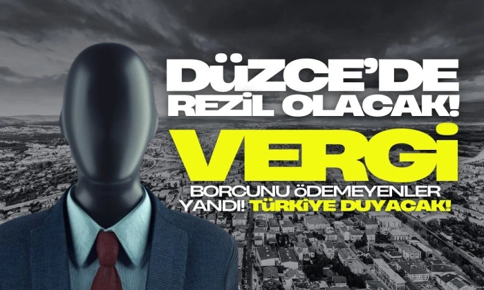 D&uuml;zce Vergi Dairesi Bor&ccedil;luları Kamuoyuna Duyurulacak.