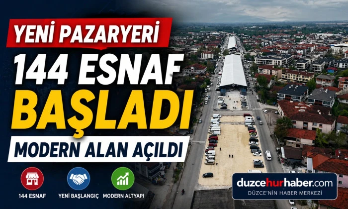 D&uuml;zce'de Tuhafiyeciler Pazaryeri a&ccedil;ıldı!